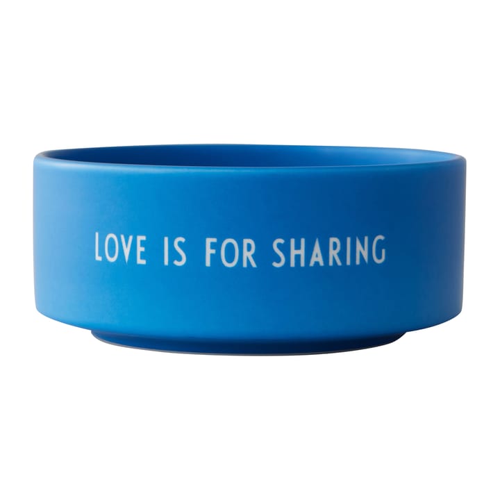 Bol snack Design Letters Ø12 cm - Love-cobalt blue - Design Letters