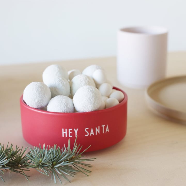Bol snack Design Letters Ø12 cm, Santa-faded rose Design Letters