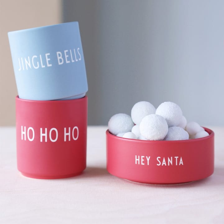 Bol snack Design Letters Ø12 cm, Santa-faded rose Design Letters