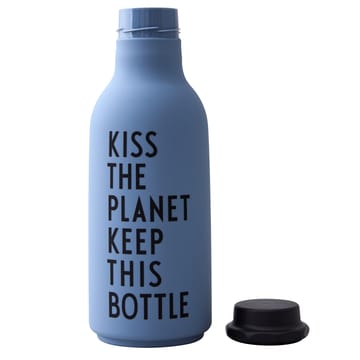 Botella para beber TO GO edición especial - Azul - Design Letters