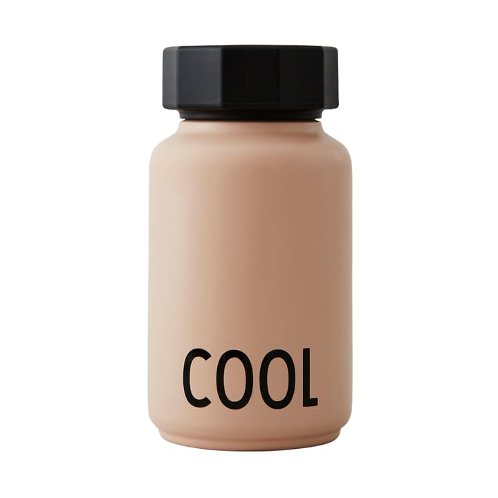 Botella termo Design Letters pequeña, Soft camel Design Letters