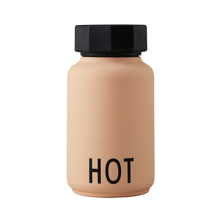 Botella termo Design Letters pequeña, Soft camel Design Letters