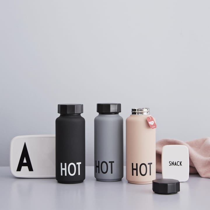 Botella termo Design Letters, rosa Design Letters