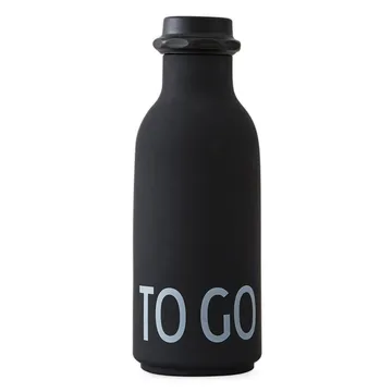 Botella TO GO Design Letters - Negro - Design Letters