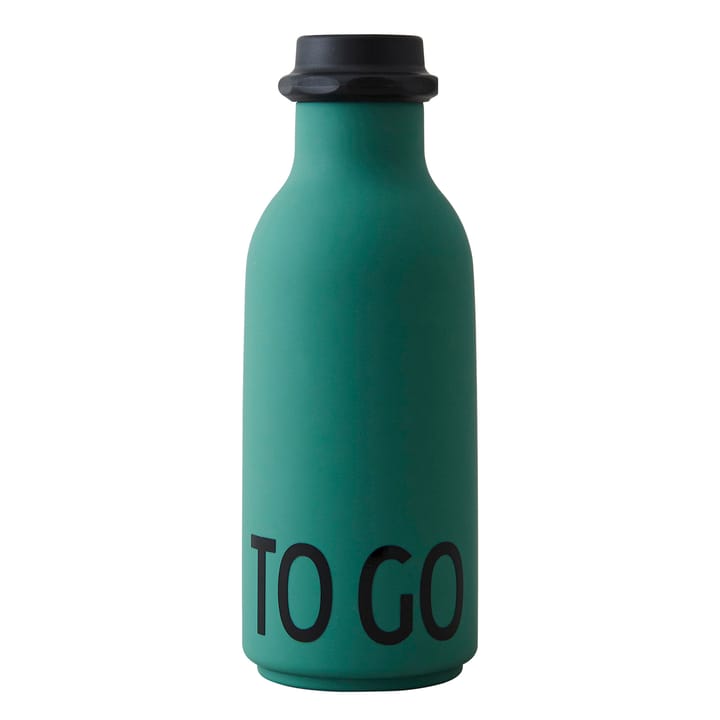 Botella TO GO Design Letters - verde oscuro - Design Letters