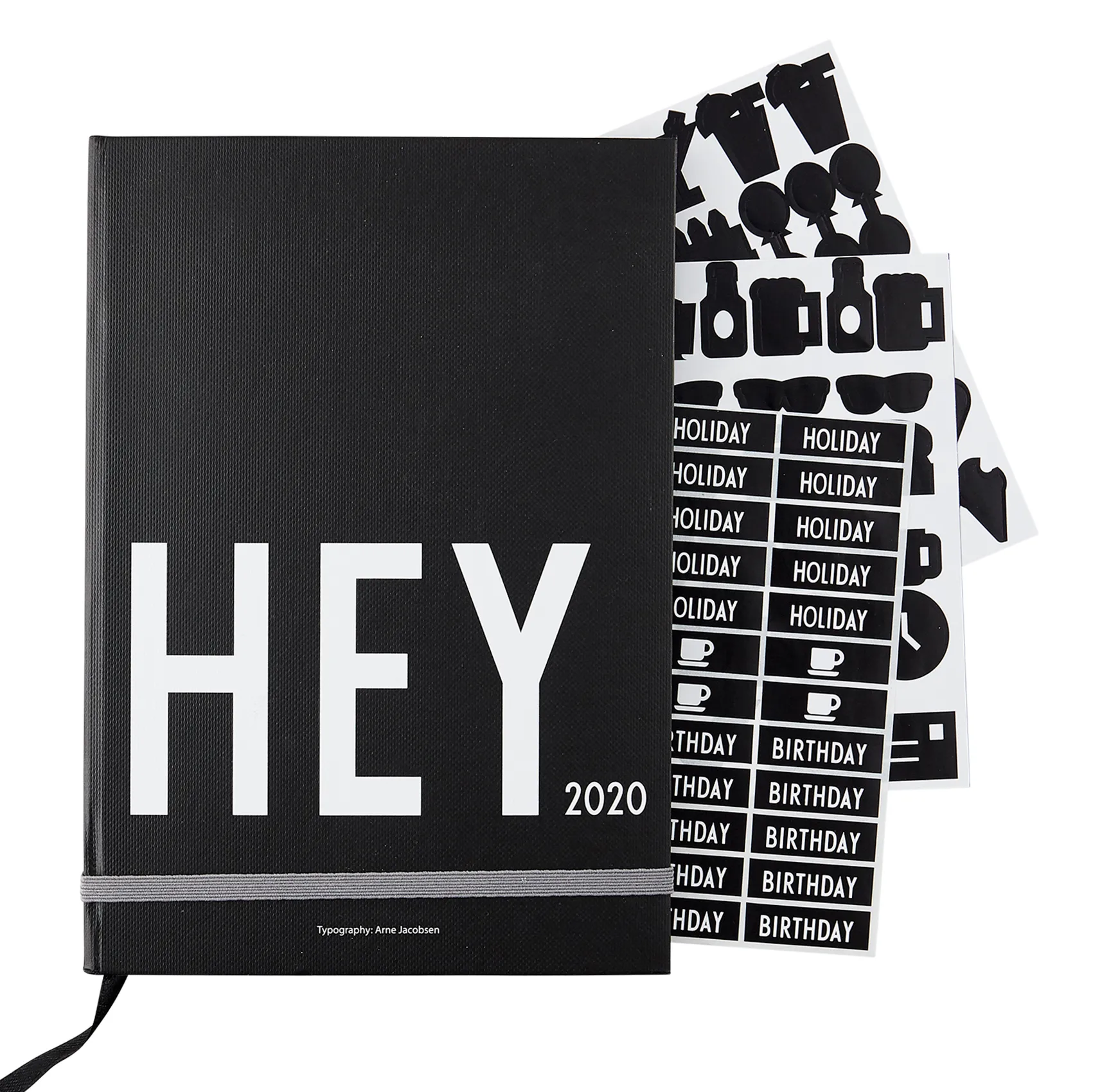Calendario 2020 Design Letters, negro Design Letters