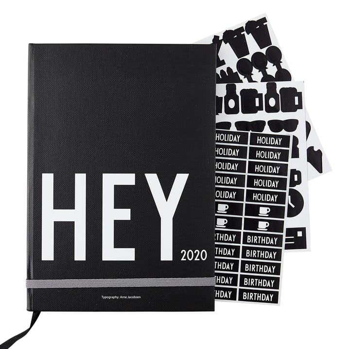 Calendario 2020 Design Letters, negro Design Letters