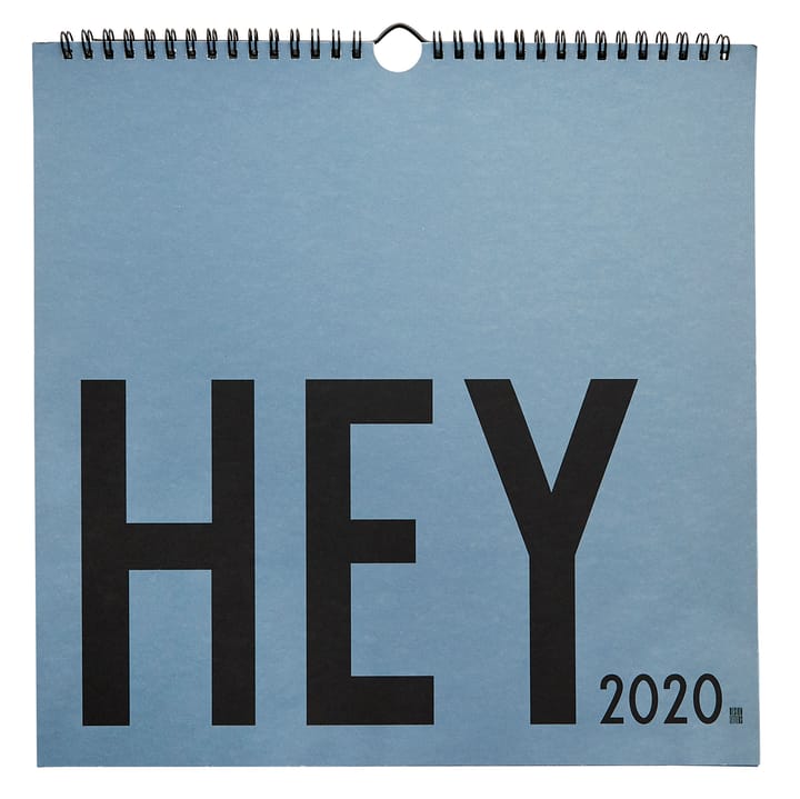 Calendario de pared 2020 Design Letters - azul - Design Letters