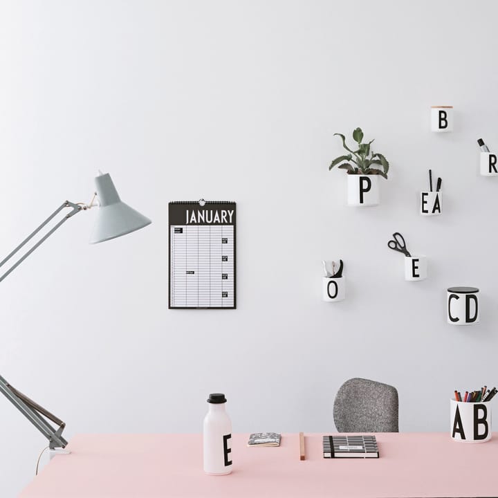 Calendario Design Letters, Black Design Letters