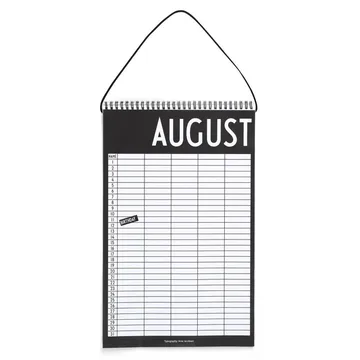 Calendario Design Letters - Black - Design Letters