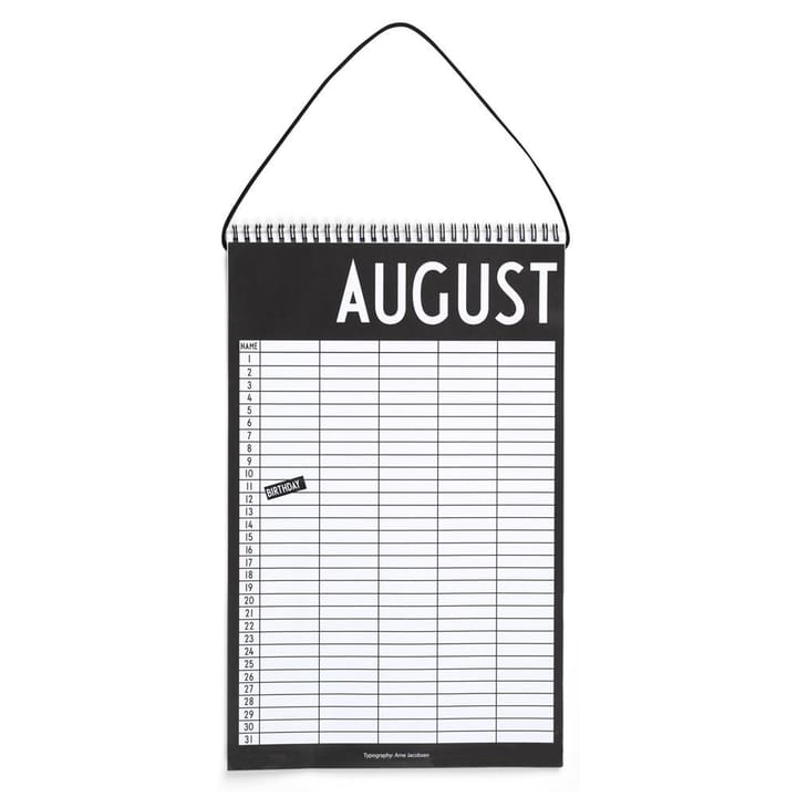 Calendario Design Letters - Black - Design Letters