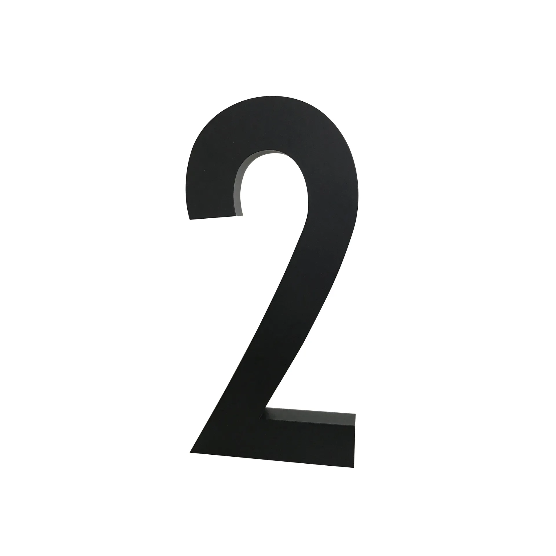 Cifra de aluminio Design Letters 50 mm, 2 Design Letters