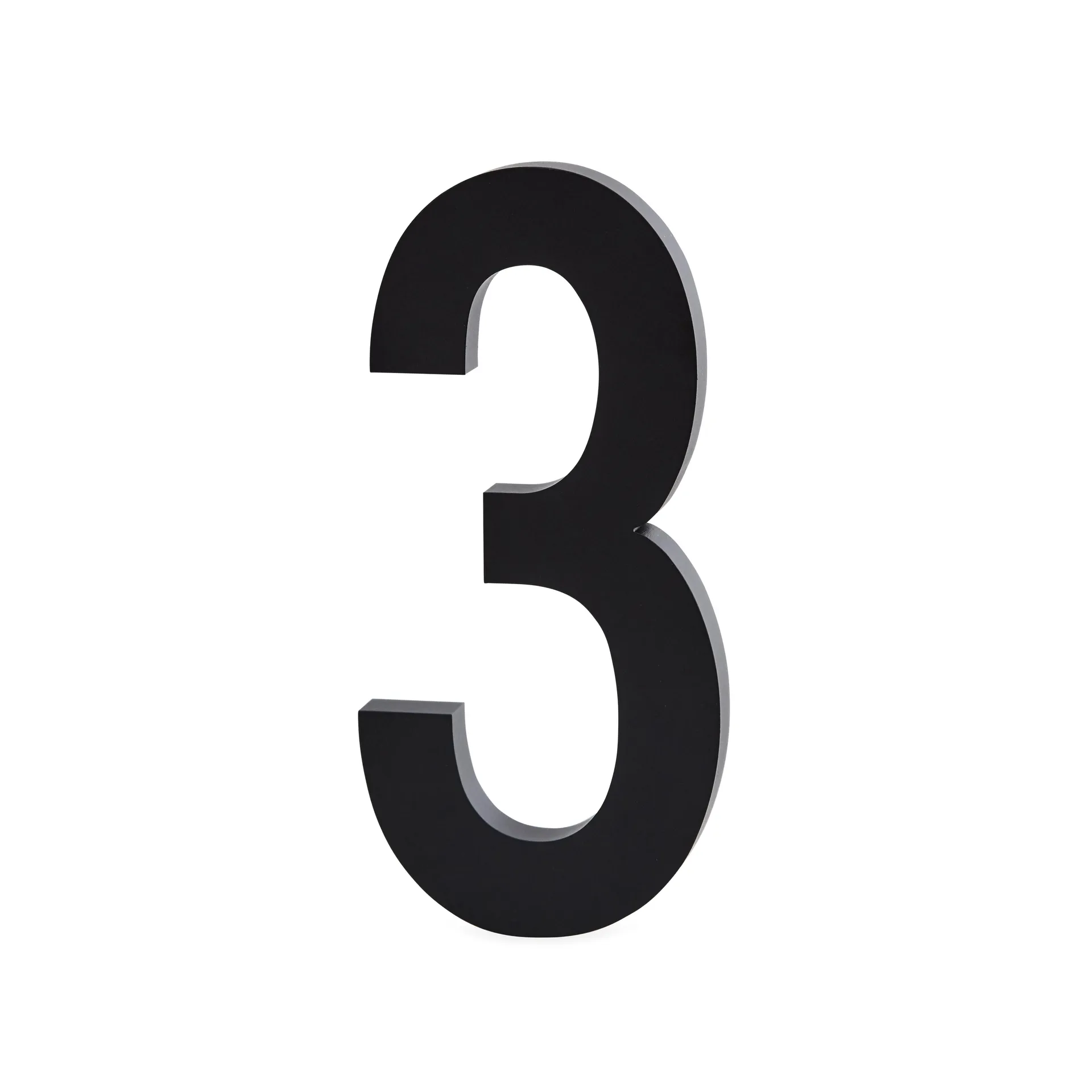 Cifra de aluminio Design Letters 50 mm, 3 Design Letters