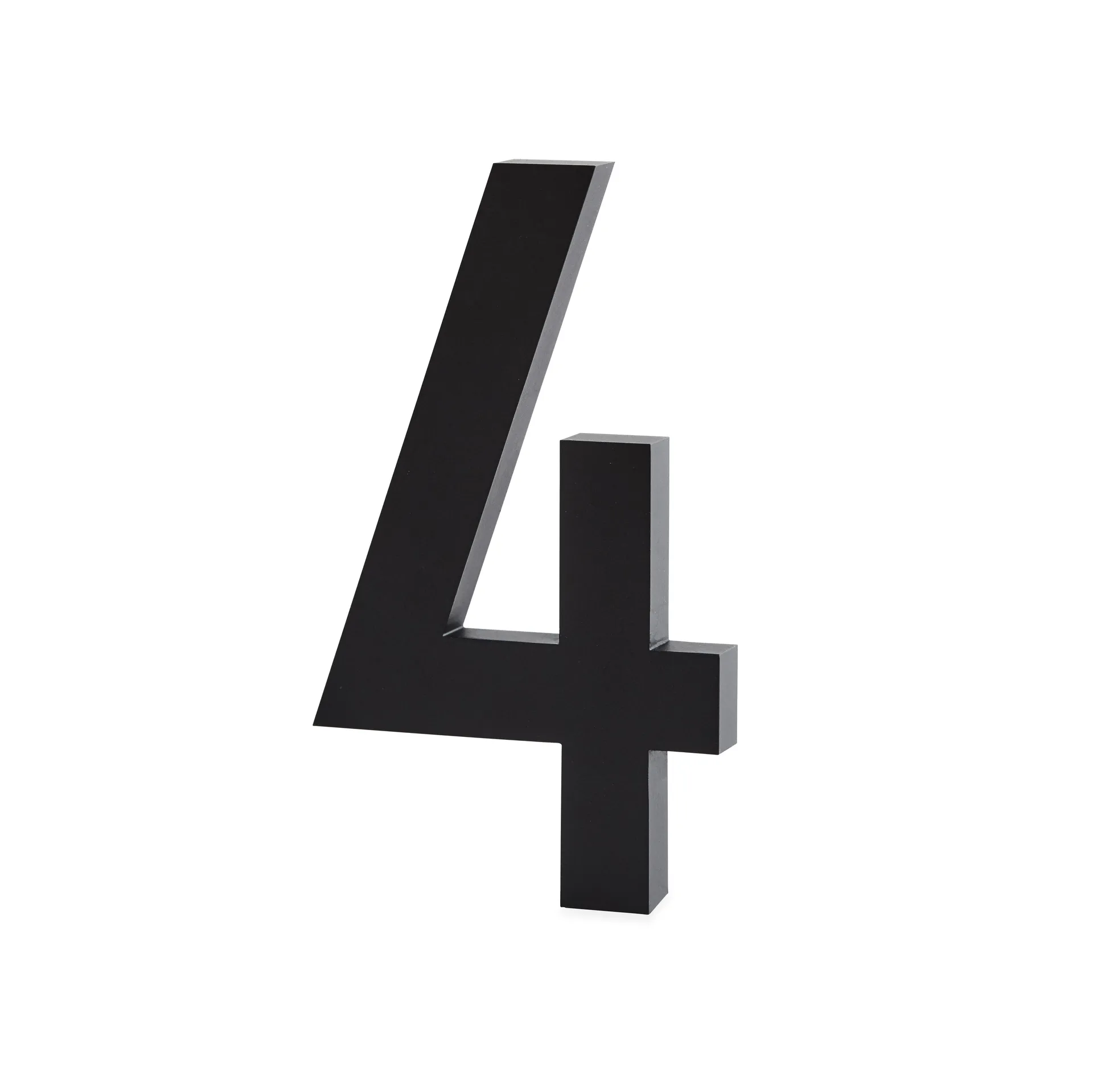 Cifra de aluminio Design Letters 50 mm, 4 Design Letters