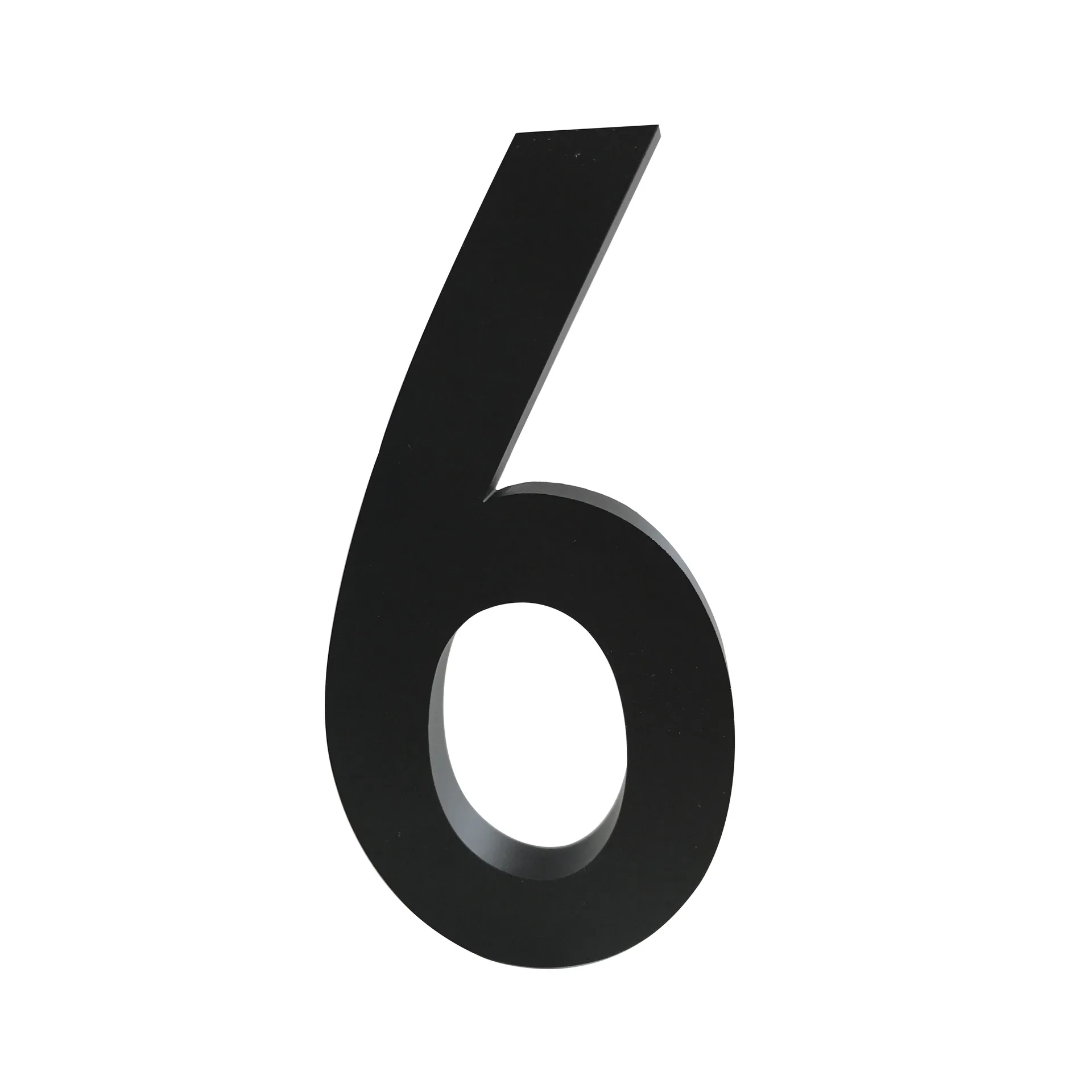 Cifra Design Letters aluminio 100 mm, 6 Design Letters