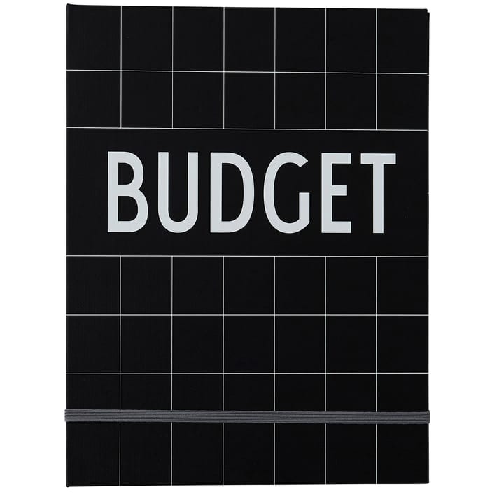Cuaderno budget Design Letters - negro - Design Letters