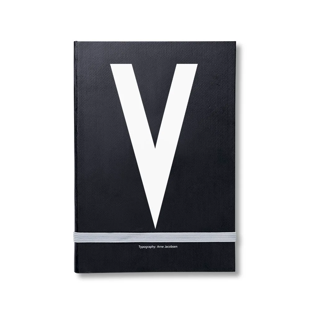 Cuaderno de notas Design Letters, V Design Letters