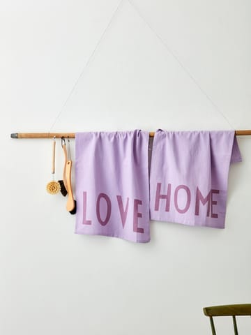 Design Letters Set de 2 paños de cocina favorit - Love-home-lavender - Design Letters