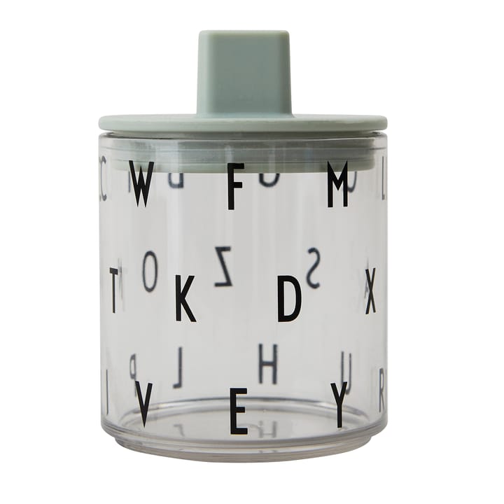 Design Letters Tapa para vaso tritan, verde Design Letters