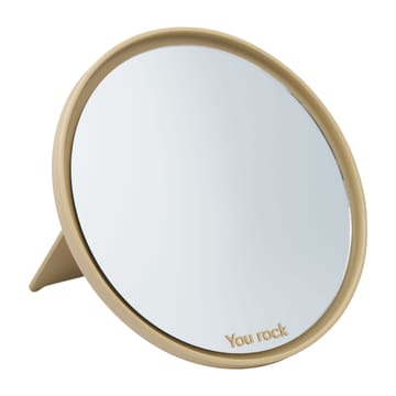 Espejo de mesa Mirror Mirror Ø21 cm - Beige - Design Letters
