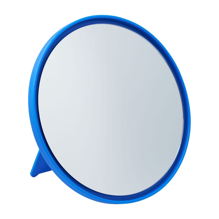 Espejo de mesa Mirror Mirror Ø21 cm, Cobalt blue Design Letters