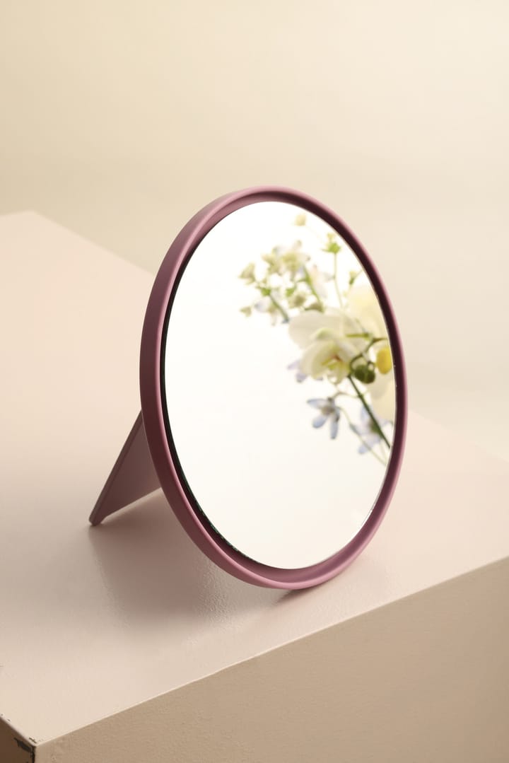 Espejo de mesa Mirror Mirror Ø21 cm, Lavender Design Letters