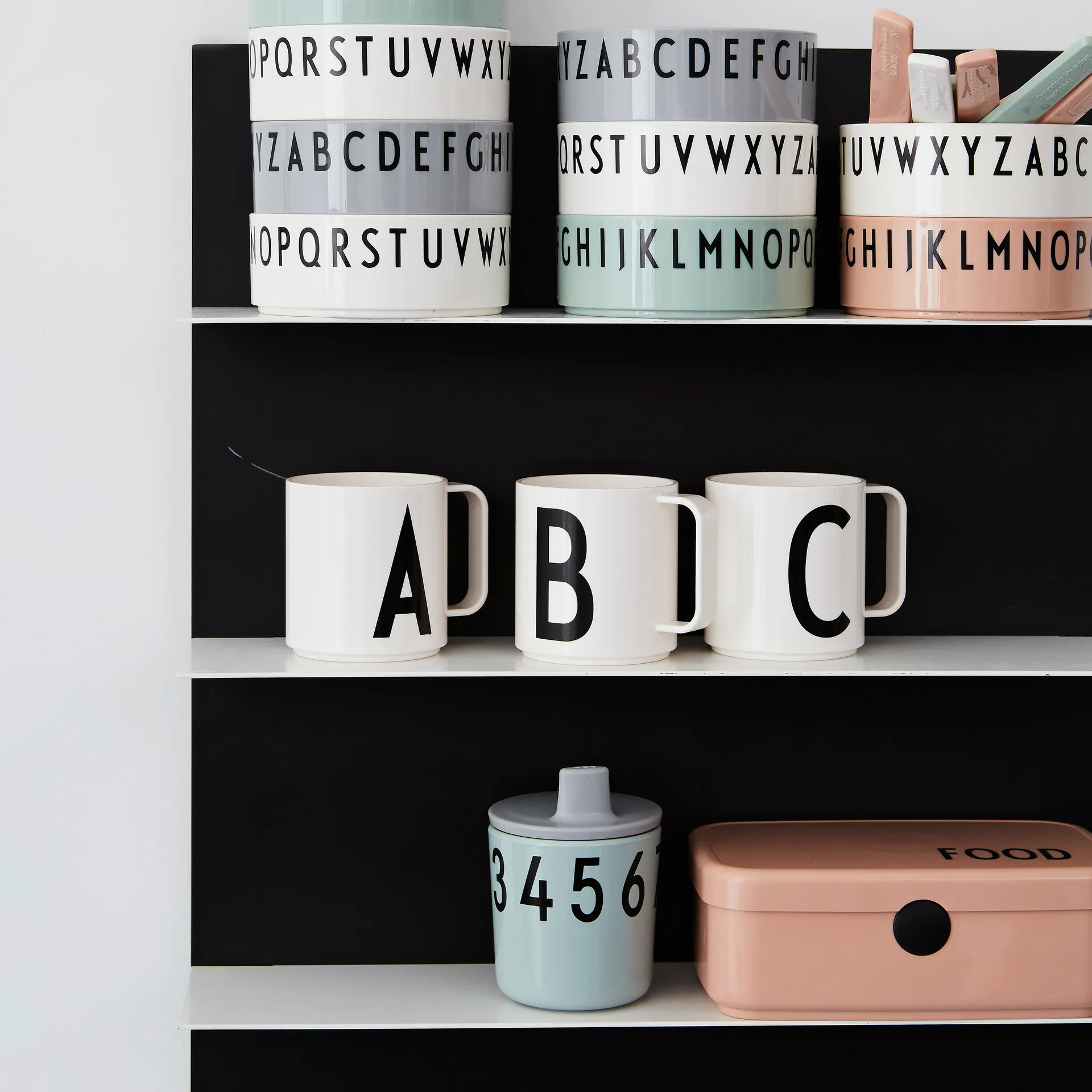 Fiambrera Design Letters food, Nude Design Letters