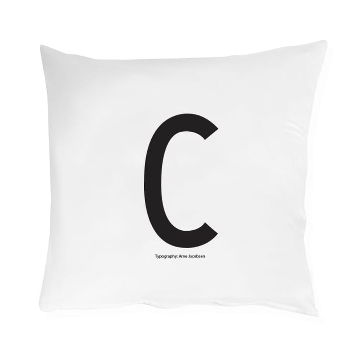 Funda de almohada Design Letters 60x50 cm - C - Design Letters