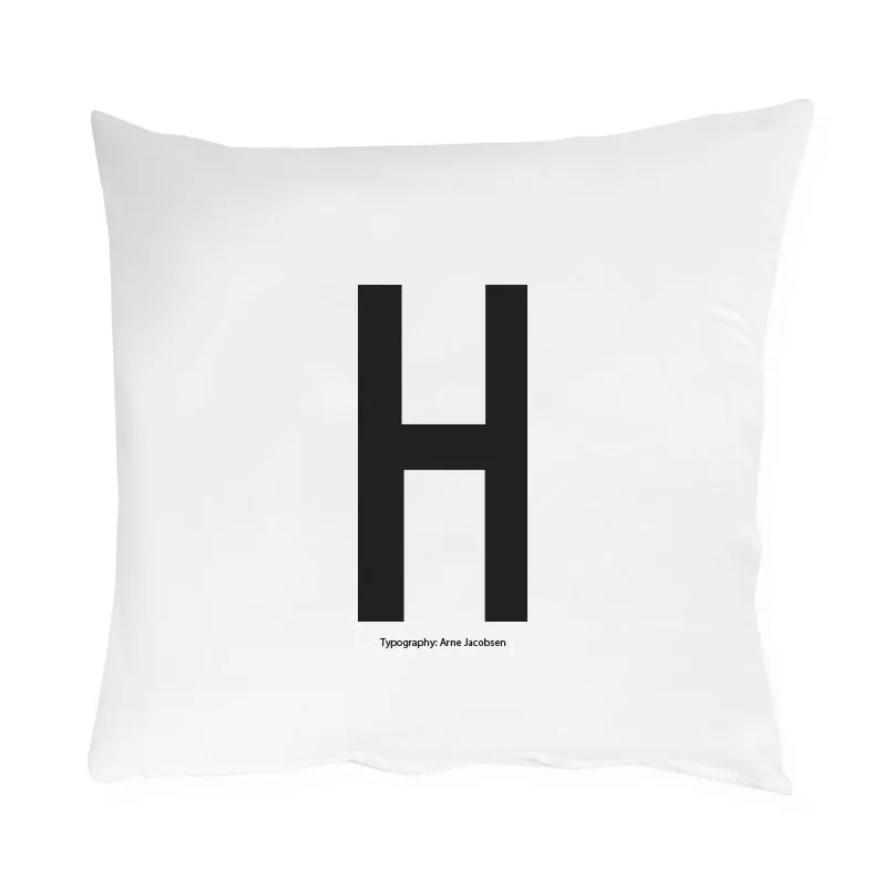 Funda de almohada Design Letters 60x50 cm, H Design Letters