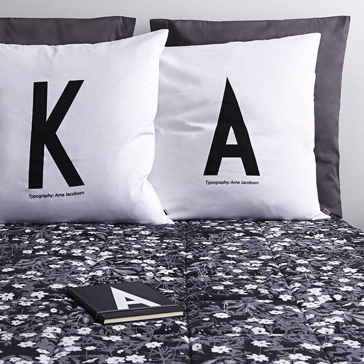 Funda de almohada Design Letters 60x50 cm, K Design Letters