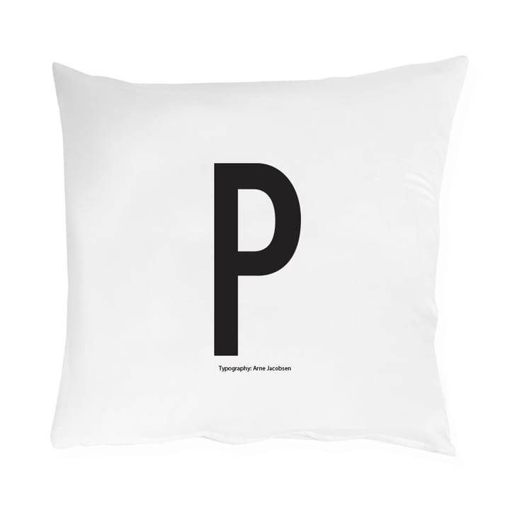 Funda de almohada Design Letters 60x50 cm - P - Design Letters