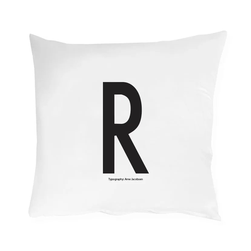 Funda de almohada Design Letters 60x50 cm, R Design Letters
