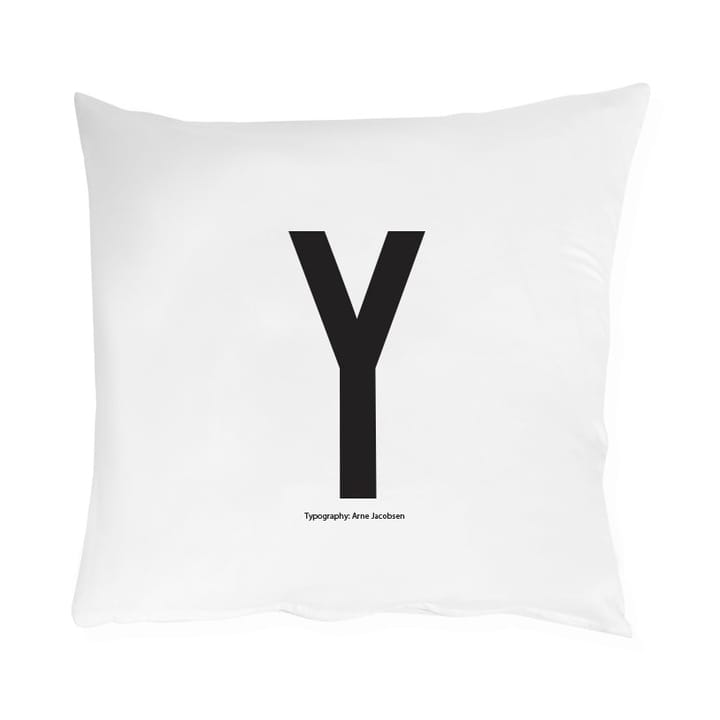 Funda de almohada Design Letters 60x50 cm - Y - Design Letters