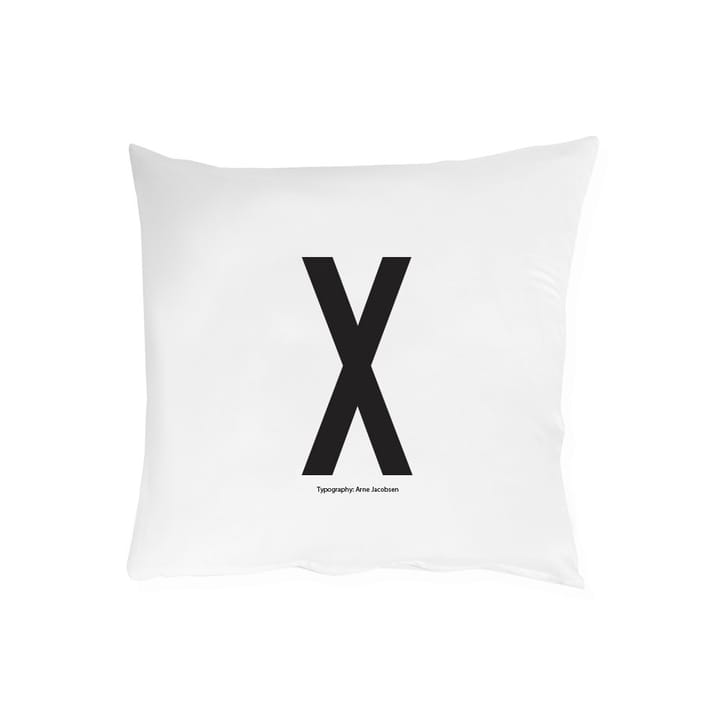 Funda de almohada Design Letters 63x60 cm - X - Design Letters