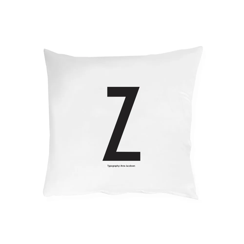 Funda de almohada Design Letters 63x60 cm, Z Design Letters
