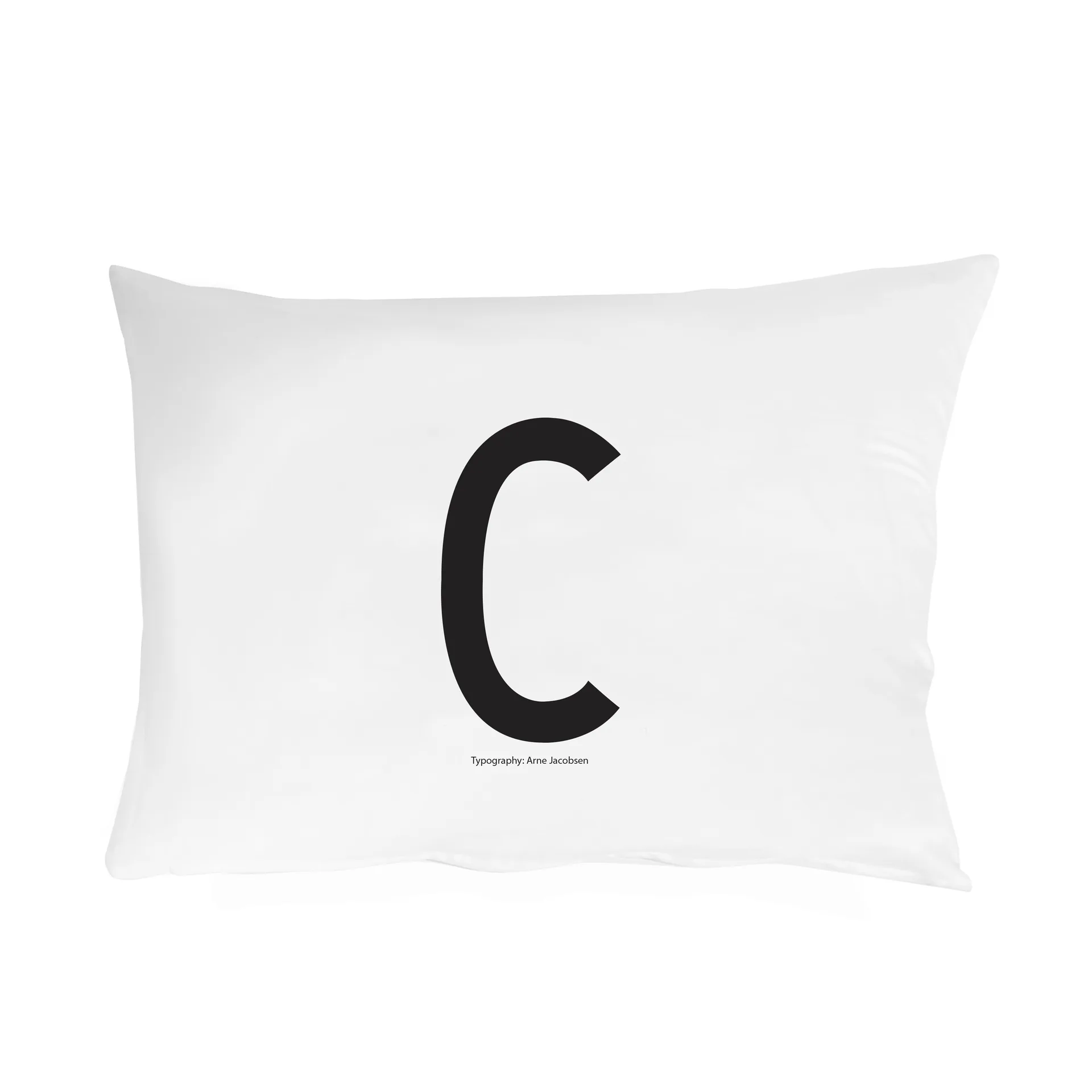 Funda de almohada Design Letters 70x50 cm, C Design Letters