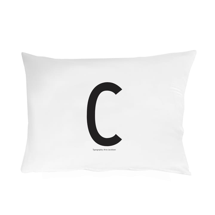 Funda de almohada Design Letters 70x50 cm - C - Design Letters