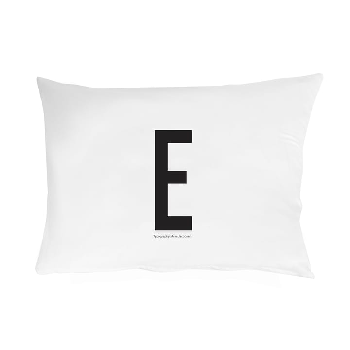 Funda de almohada Design Letters 70x50 cm - E - Design Letters