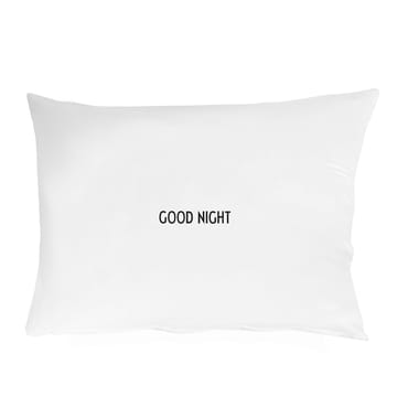 Funda de almohada Design Letters 70x50 cm - E - Design Letters