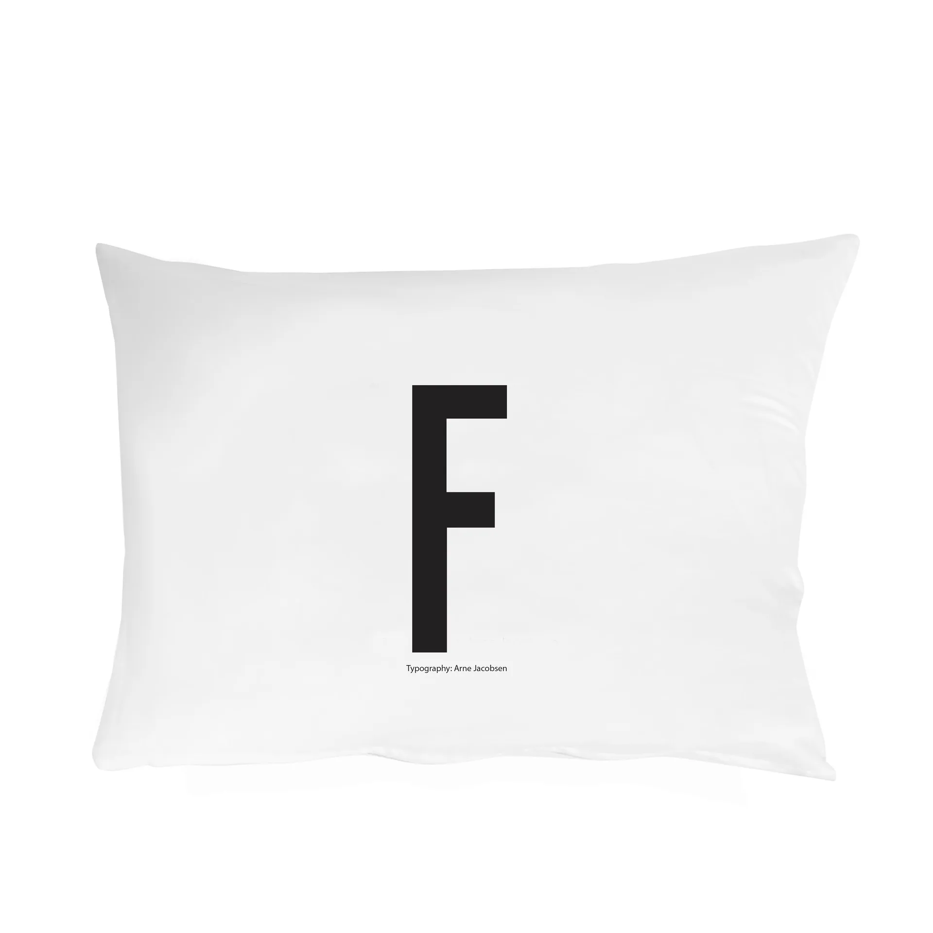 Funda de almohada Design Letters 70x50 cm, F Design Letters