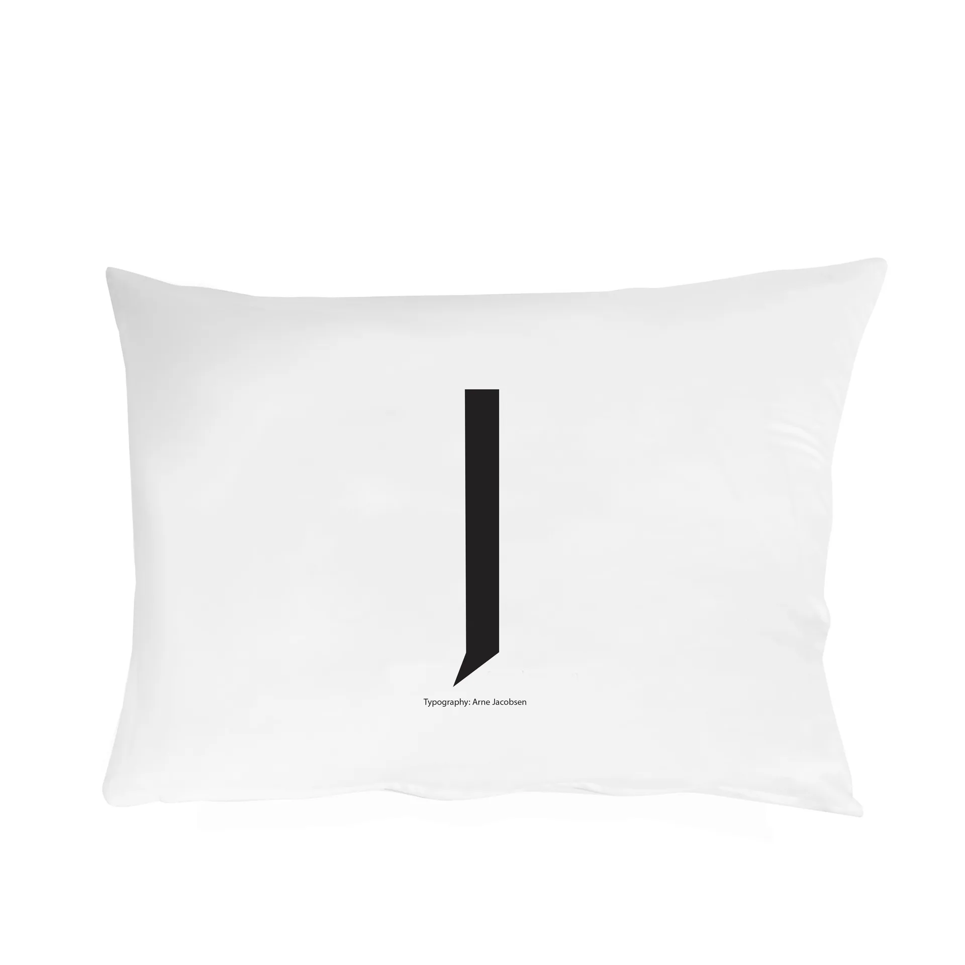 Funda de almohada Design Letters 70x50 cm, J Design Letters