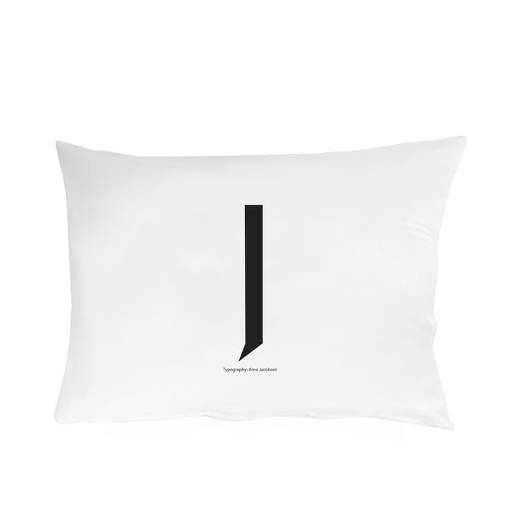 Funda de almohada Design Letters 70x50 cm - J - Design Letters