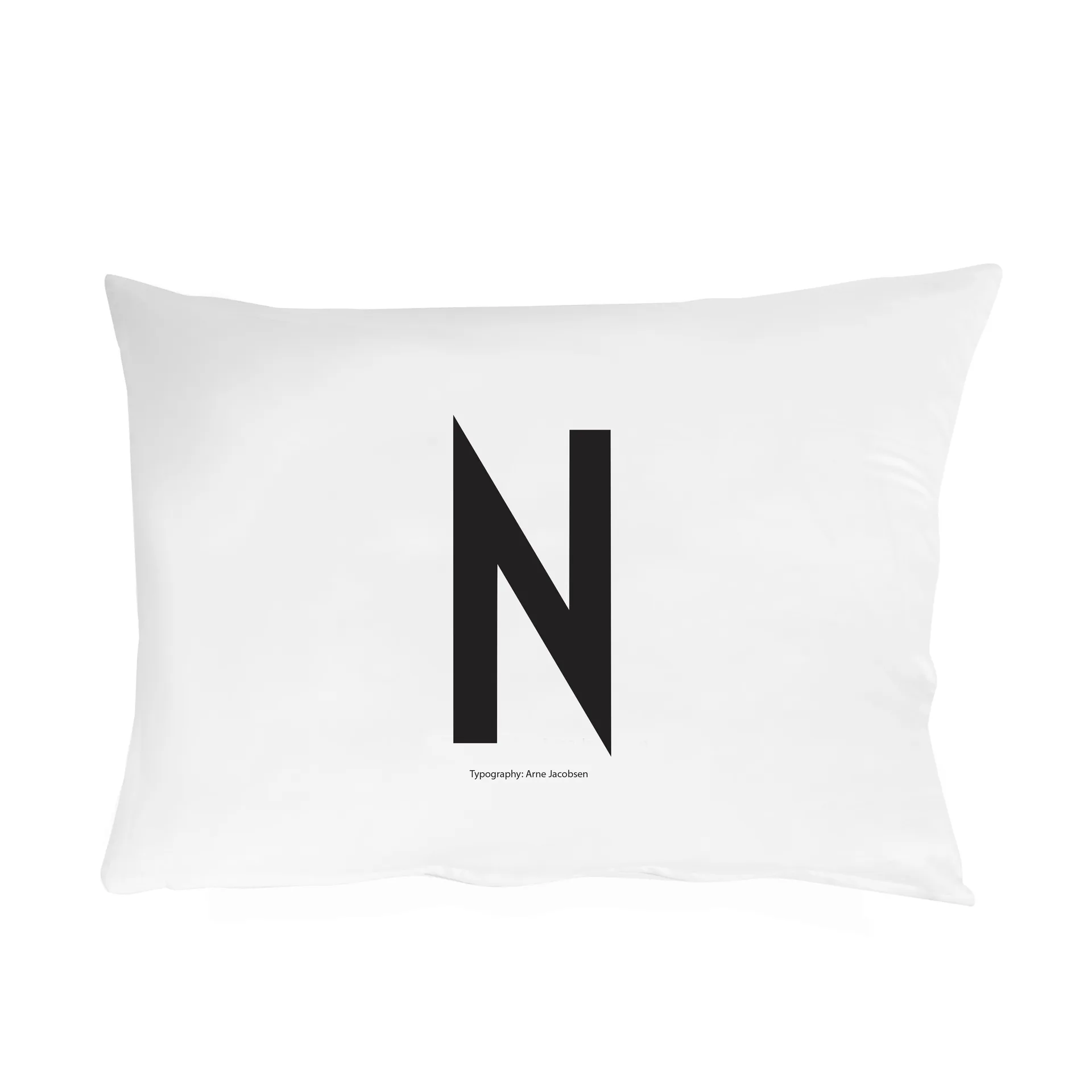 Funda de almohada Design Letters 70x50 cm, N Design Letters