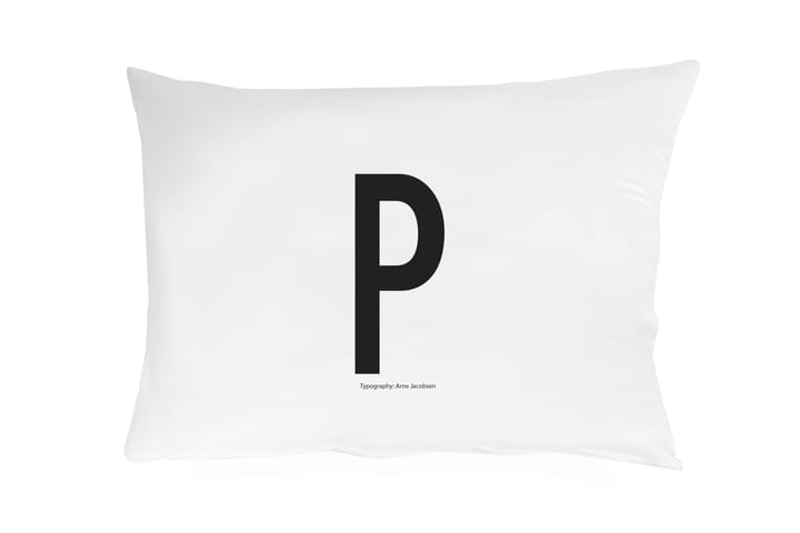 Funda de almohada Design Letters 70x50 cm - P - Design Letters