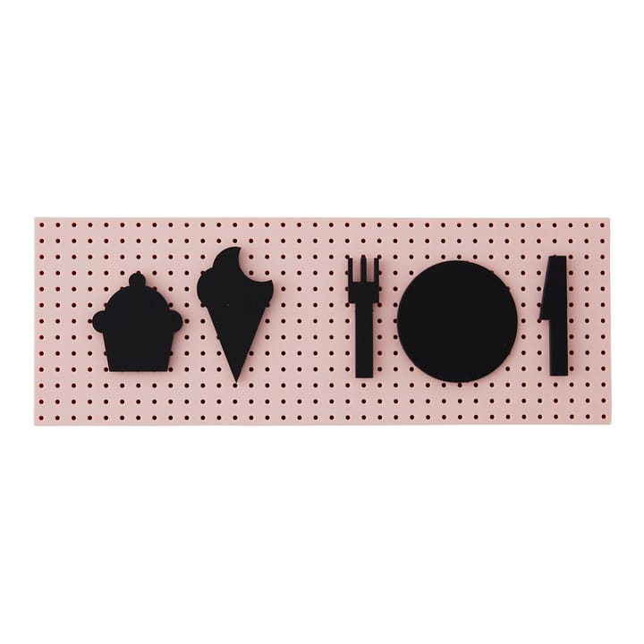 Iconos foodie Design Letters - negro - Design Letters