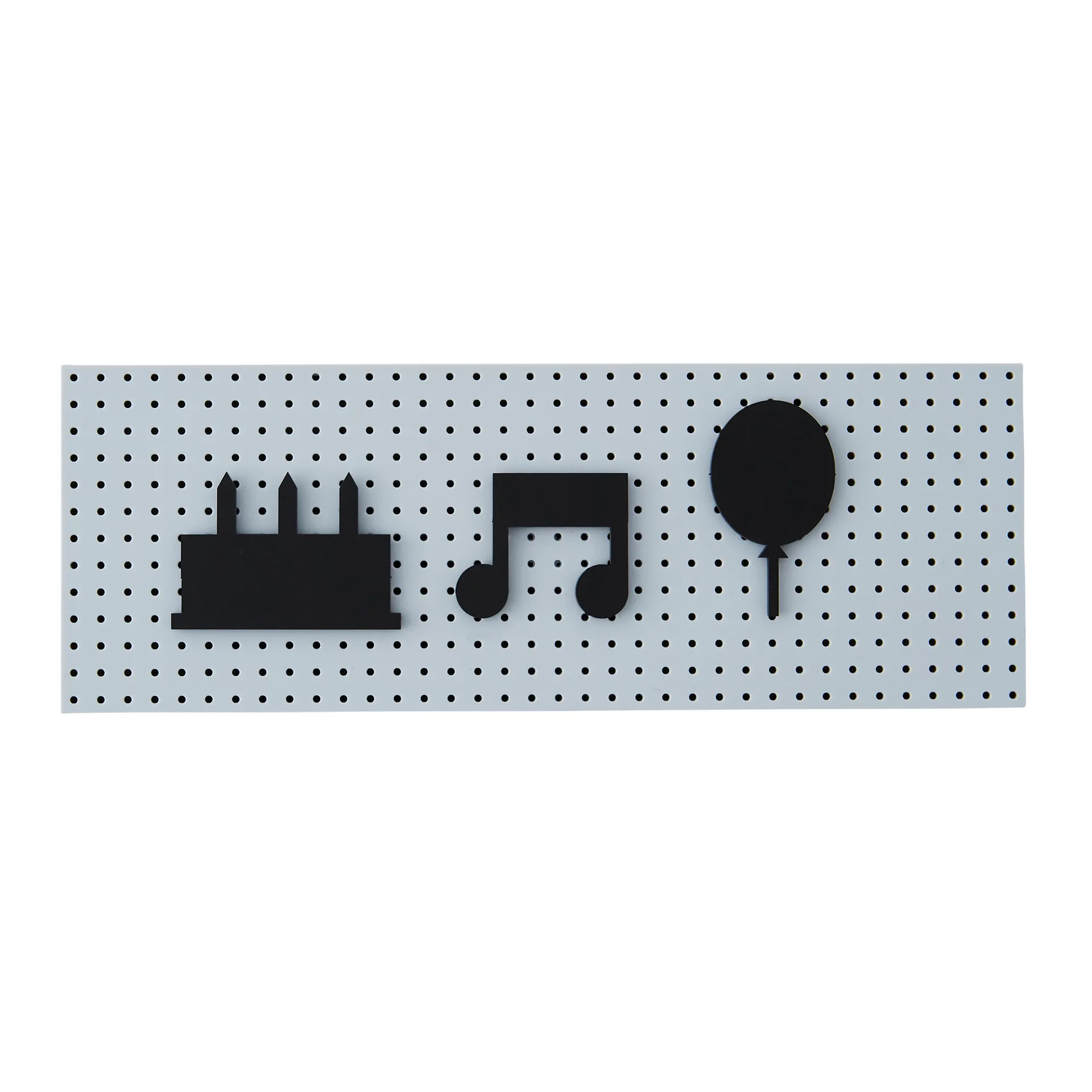 Iconos Happy Birthday Design Letters, negro Design Letters
