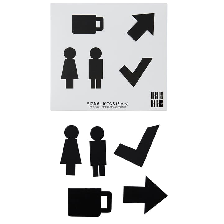 Iconos Signal Design Letters - negro - Design Letters