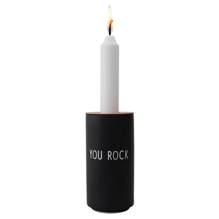 Jarrón con texto Design Letters, You rock Design Letters