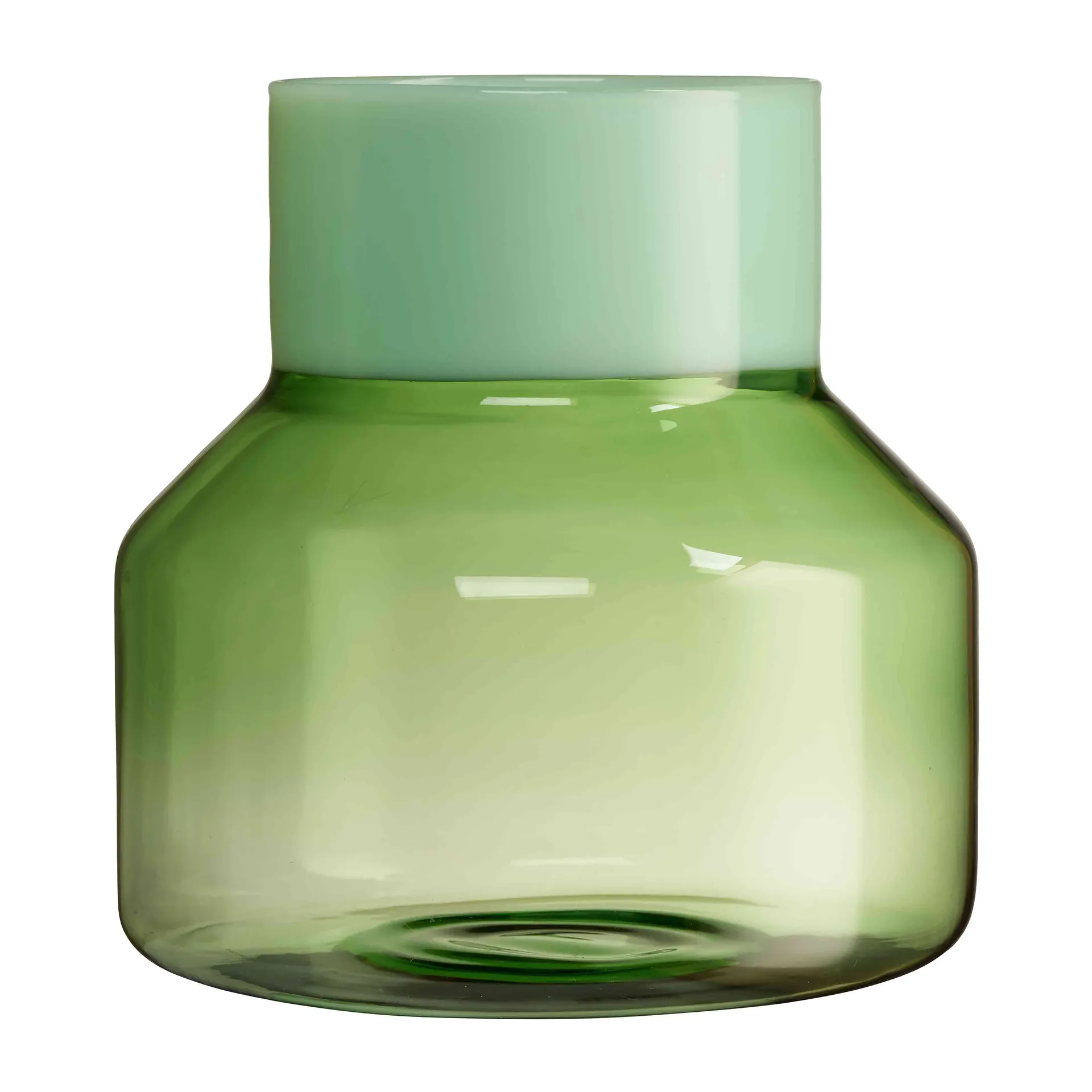 Jarrón Generous large Ø16,5 cm, Milky green-green Design Letters