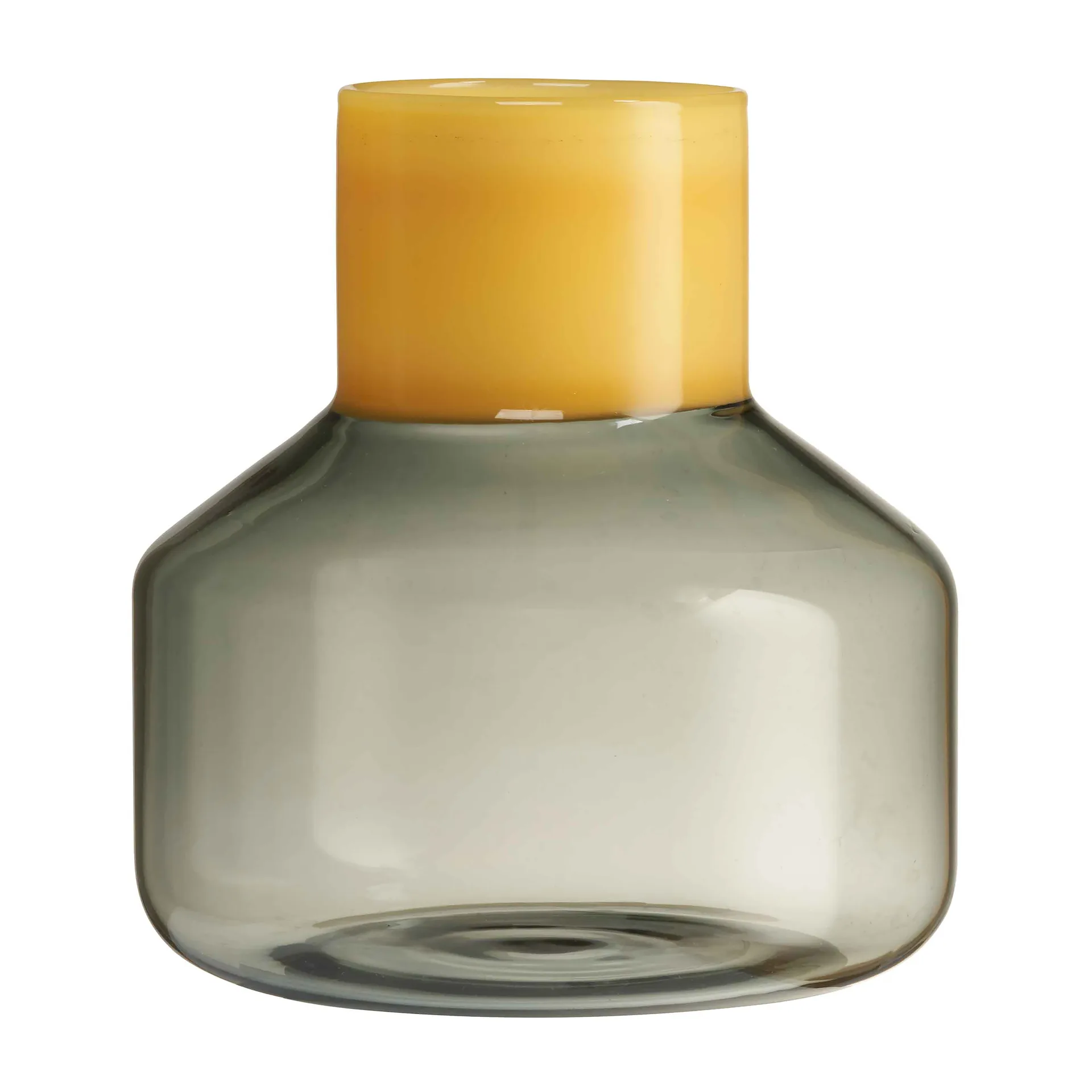 Jarrón Generous mediano Ø13 cm, Milky yellow-humo Design Letters